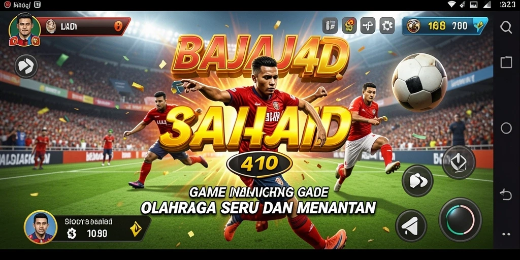 Tampilan gameplay menarik dari BAJAJ4D dengan aksi olahraga seru.