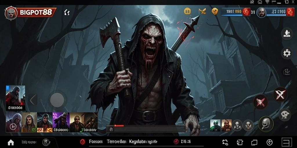 Gameplay mendebarkan di dunia kegelapan dan teror.