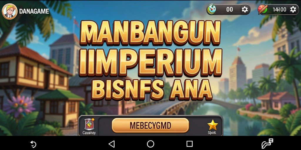 Tampilan menarik dari gameplay Tycoon dalam DANAGAME.