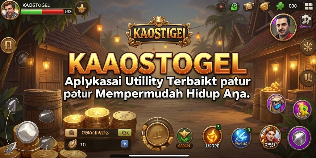 Tampilan antarmuka pengguna KAOSTOGEL yang intuitif dan menarik.