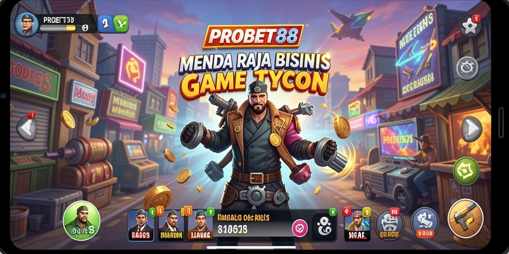 Tampilan gameplay menarik dari PROBET88 saat membangun kerajaan bisnis.