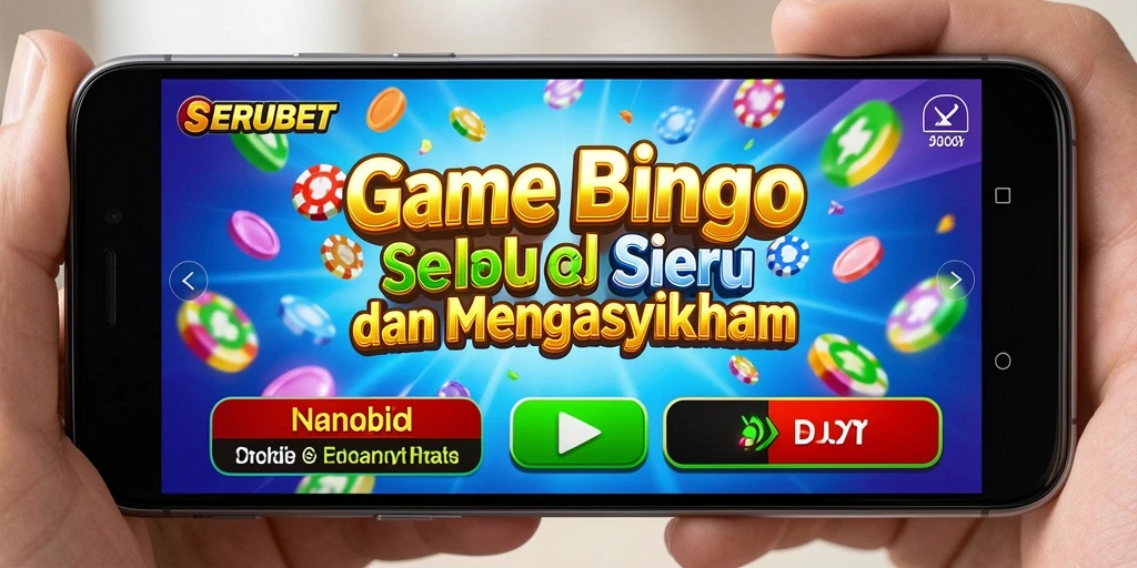 Tampilan seru gameplay Bingo di SERUBET.