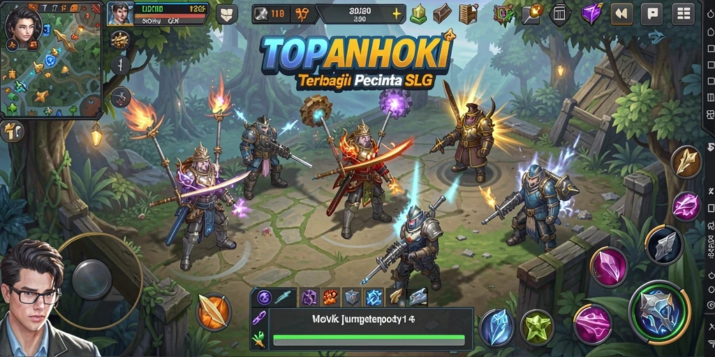 Tampilan menarik dari gameplay TOPANHOKI yang penuh strategi.