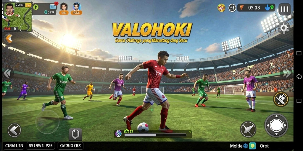 Gameplay seru dalam VALOHOKI yang penuh aksi dan strategi.