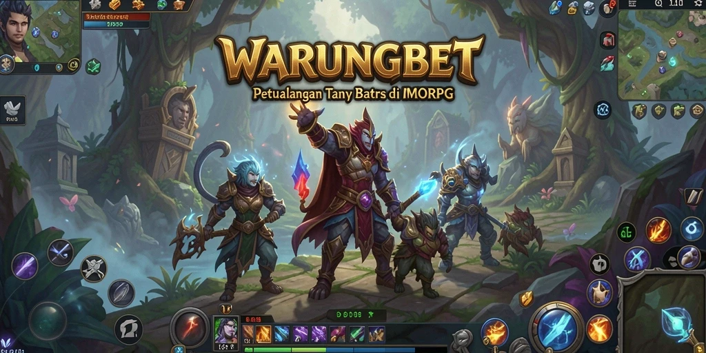 Screenshot gameplay <strong>WARUNGBET</strong> dengan aksi seru di dunia MMORPG.